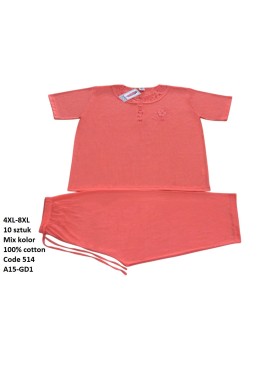 Piżama  damskie , Size 4xl-8xl,paczka 10szt,mix kolor