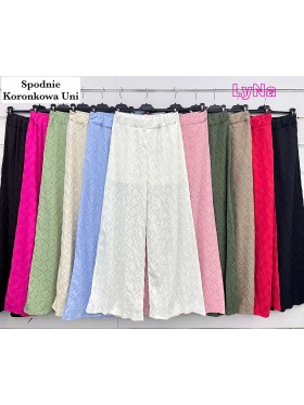 Spodnie damskie wloskie, Size uni ,paczka 6szt,mix kolor