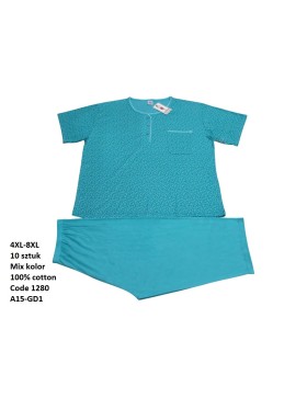 Piżama  damskie , Size 4xl-8xl,paczka 10szt,mix kolor