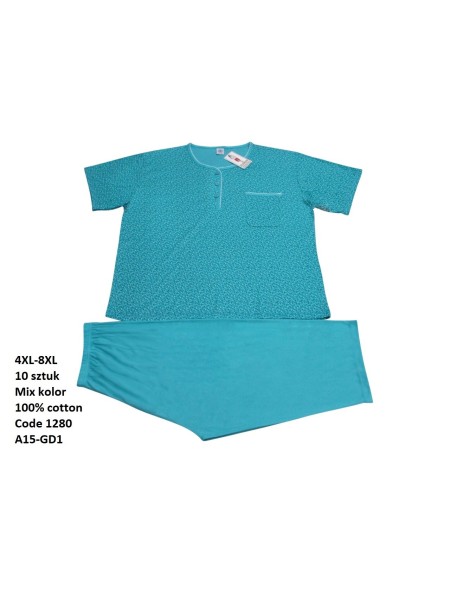 Piżama  damskie , Size 4xl-8xl,paczka 10szt,mix kolor