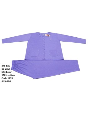 Piżama  damskie , Size 4xl-8xl,paczka 10szt,mix kolor