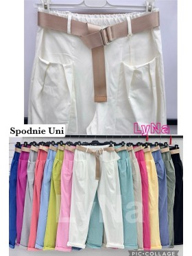 Spodnie damskie wloskie, Size uni ,paczka 6szt,mix kolor