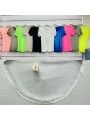 Bluzki damskie wloskie, Size uni ,paczka 6szt,mix kolor
