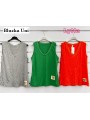 Bluzki damskie wloskie, Size uni ,paczka 6szt,mix kolor