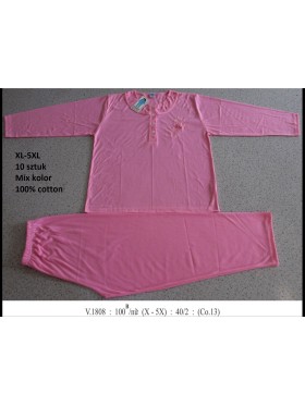 Piżama  damskie , Size xl-5xl,paczka 10szt,mix kolor