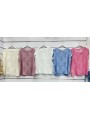 Bluzki damskie wloskie, Size uni ,paczka 6szt,mix kolor