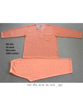 Piżama  damskie , Size 4xl-8xl,paczka 10szt,mix kolor