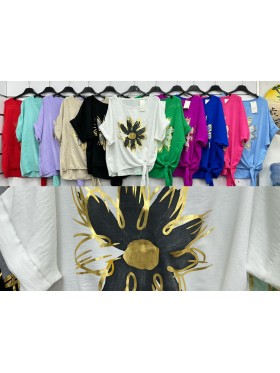 Bluzki damskie wloskie, Size uni ,paczka 6szt,mix kolor