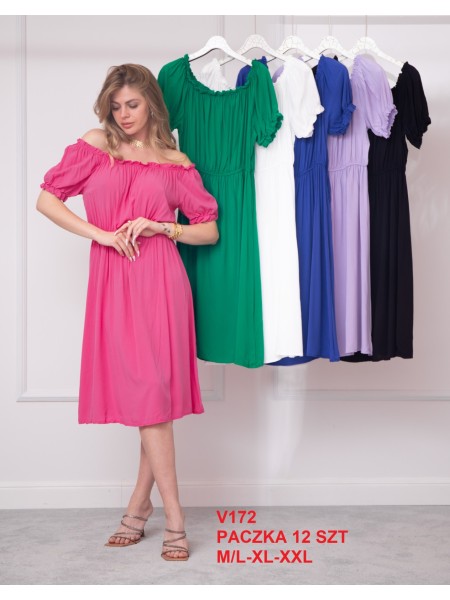 Sukienki damskie, Size m-2xl ,paczka 12szt,mix kolor