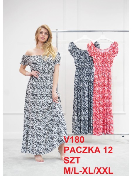 Sukienki damskie, Size m-2xl ,paczka 12szt,mix kolor
