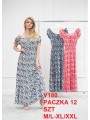 Sukienki damskie, Size m-2xl ,paczka 12szt,mix kolor