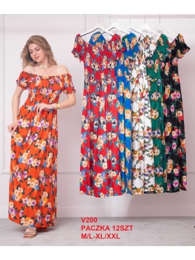 Sukienki damskie, Size m-2xl ,paczka 12szt,mix kolor