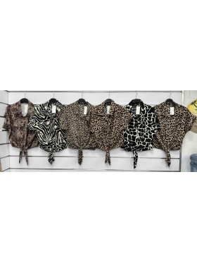 Bluzki damskie wloskie, Size uni ,paczka 6szt,mix kolor