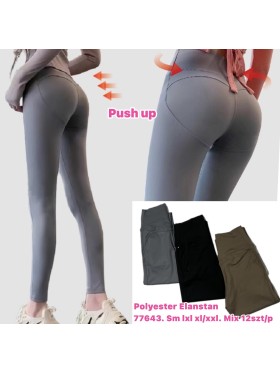 Legginsy damskie size S-2xl paczka 12szt,MIX kolor
