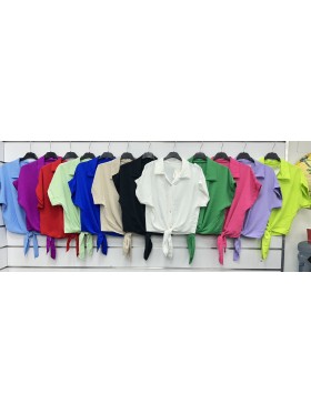 Bluzki damskie wloskie, Size uni ,paczka 6szt,mix kolor