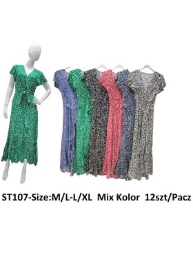 Sukienki damskie, Size m-xl ,paczka 12szt,mix kolor