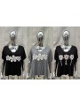 Bluzki damskie wloskie, Size uni ,paczka 6szt,mix kolor