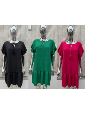 Sukienki damskie wloskie, Size uni ,paczka 6szt,mix kolor
