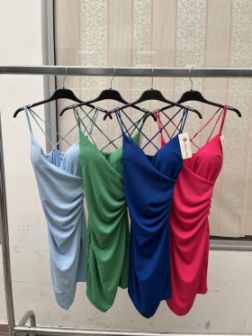 Sukienki damskie wloskie, Size uni ,paczka 6szt,mix kolor