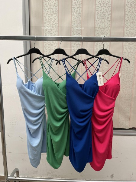 Sukienki damskie wloskie, Size uni ,paczka 6szt,mix kolor