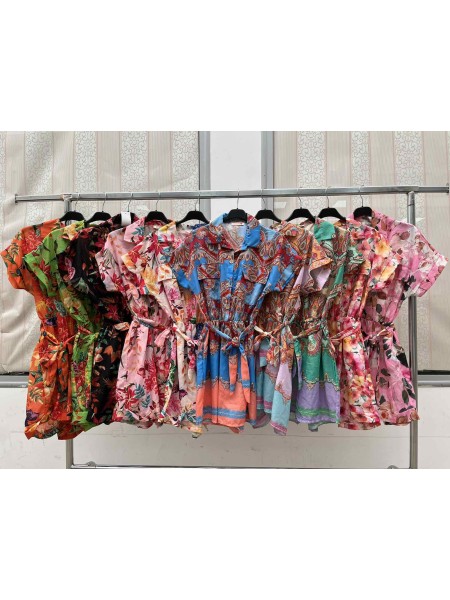 Sukienki damskie wloskie, Size uni ,paczka 6szt,mix kolor