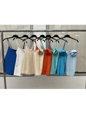 Bluzki damskie wloskie, Size uni ,paczka 6szt,mix kolor