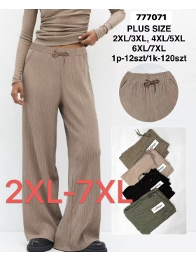 Spodnie damskie size 2-7xl paczka 12szt,MIX kolor