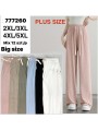 Spodnie damskie size 2-5xl paczka 12szt,MIX kolor