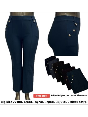 Spodnie damskie size 5-9xl paczka 12szt,MIX kolor