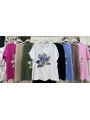 Bluzki damskie wloskie, Size uni ,paczka 6szt,mix kolor