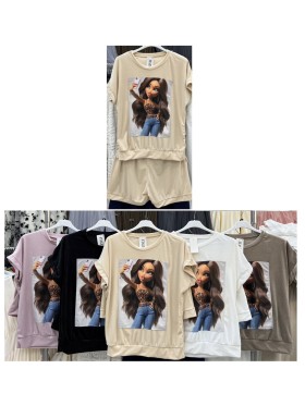 Komplety damskie wloskie, Size uni ,paczka 6szt,mix kolor