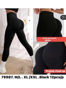 Legginsy damskie size M-2xl paczka 12szt,MIX kolor