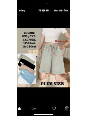 Spodenki damskie size 2-5xl paczka 12szt,MIX kolor