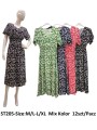 Sukienki damskie, Size m-xl ,paczka 12szt,mix kolor