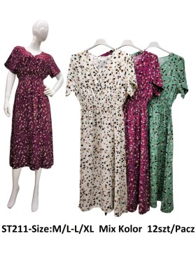Sukienki damskie, Size m-xl ,paczka 12szt,mix kolor