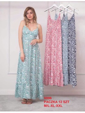 Sukienki damskie, Size m-2xl ,paczka 12szt,mix kolor