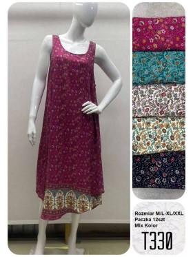 Sukienki damskie, Size m-2xl ,paczka 12szt,mix kolor