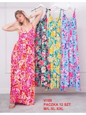 Sukienki damskie, Size m-2xl ,paczka 12szt,mix kolor