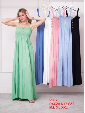 Sukienki damskie, Size m-2xl ,paczka 12szt,mix kolor