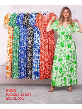 Sukienki damskie, Size m-2xl ,paczka 12szt,mix kolor