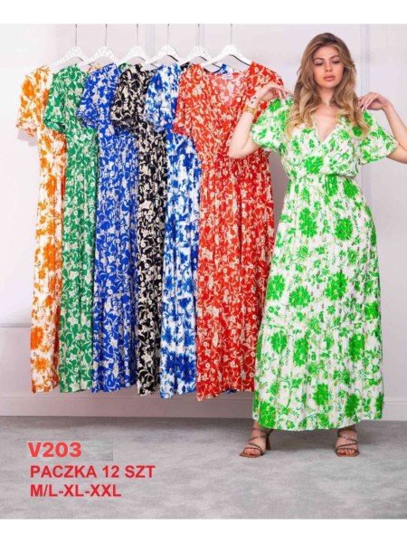 Sukienki damskie, Size m-2xl ,paczka 12szt,mix kolor