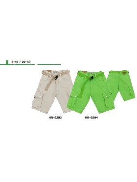 Spodenki jeans dzieciece rozm 8-16 lat, paczka 5szt, 1 kolor