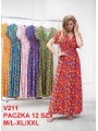 Sukienki damskie, Size m-2xl ,paczka 12szt,mix kolor