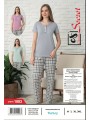 Piżama DAMSKA  tureckie, Size m-2xl,paczka 12szt,mix kolor