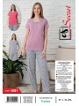 Piżama DAMSKA  tureckie, Size m-2xl,paczka 12szt,mix kolor
