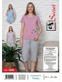 Piżama DAMSKA  tureckie, Size m-2xl,paczka 12szt,mix kolor