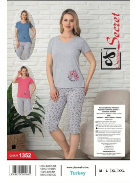 Piżama DAMSKA  tureckie, Size m-2xl,paczka 12szt,mix kolor