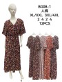 Sukienki damskie, Size xl-4xl ,paczka 12szt,mix kolor
