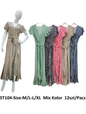 Sukienki damskie, Size m-xl ,paczka 12szt,mix kolor
