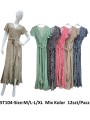 Sukienki damskie, Size m-xl ,paczka 12szt,mix kolor